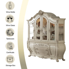 ACME Ragenardus Buffet & Hutch – detail – Lusso Furniture Miami