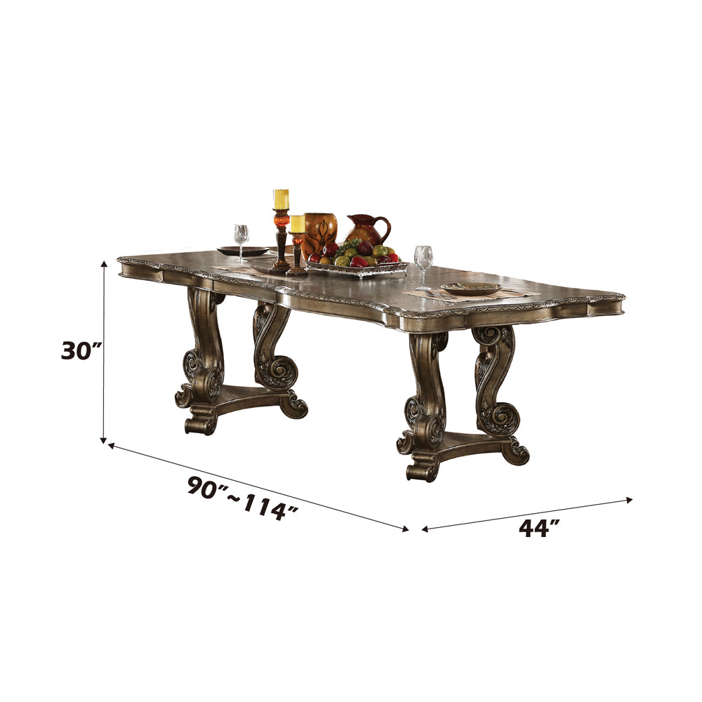 ACME Ragenardus Dining Table – room setting – Lusso Furniture Miami