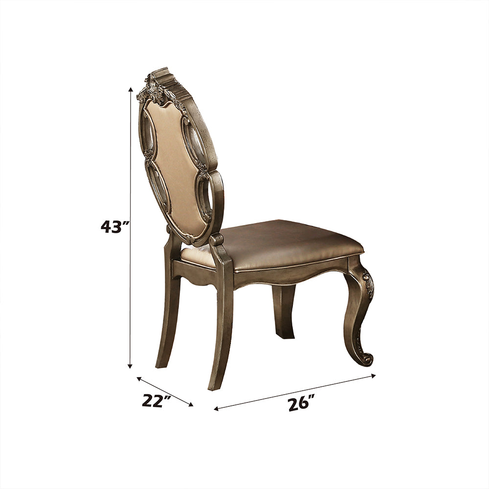 ACME Ragenardus Side Chair Set of 2 – alternate view – Lusso Furniture Miami