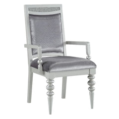 ACME Maverick Arm Chair Set of 2 – front view – Lusso Furniture Miami