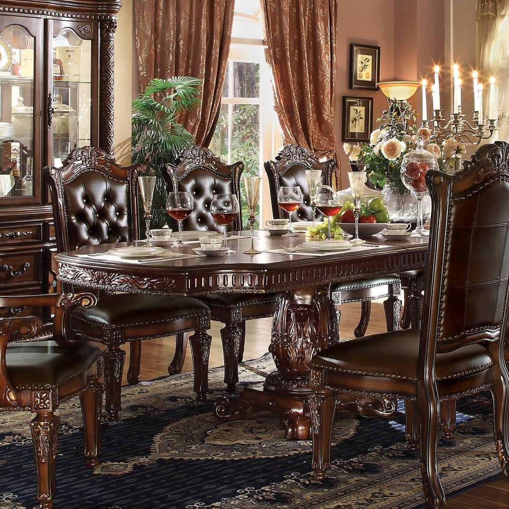 ACME Vendome Dining Table – front view – Lusso Furniture Miami