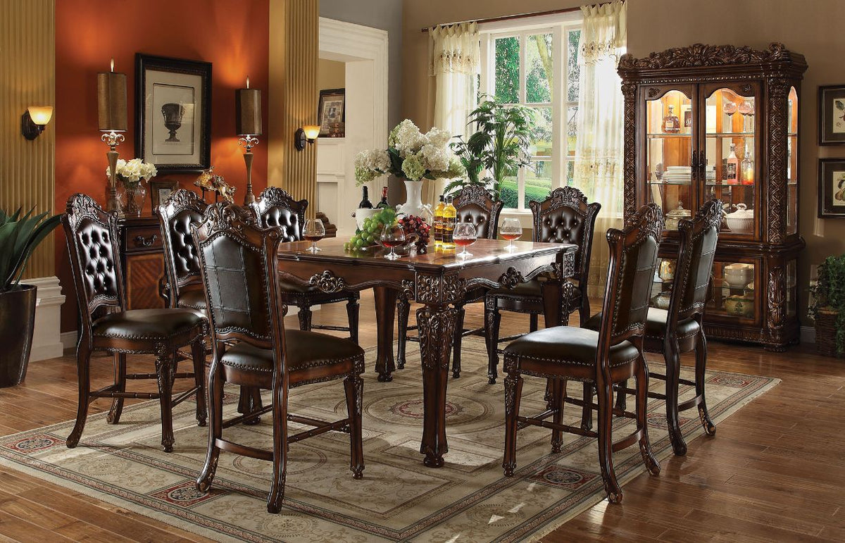 ACME Vendome Counter Height Table – top view – Lusso Furniture Miami