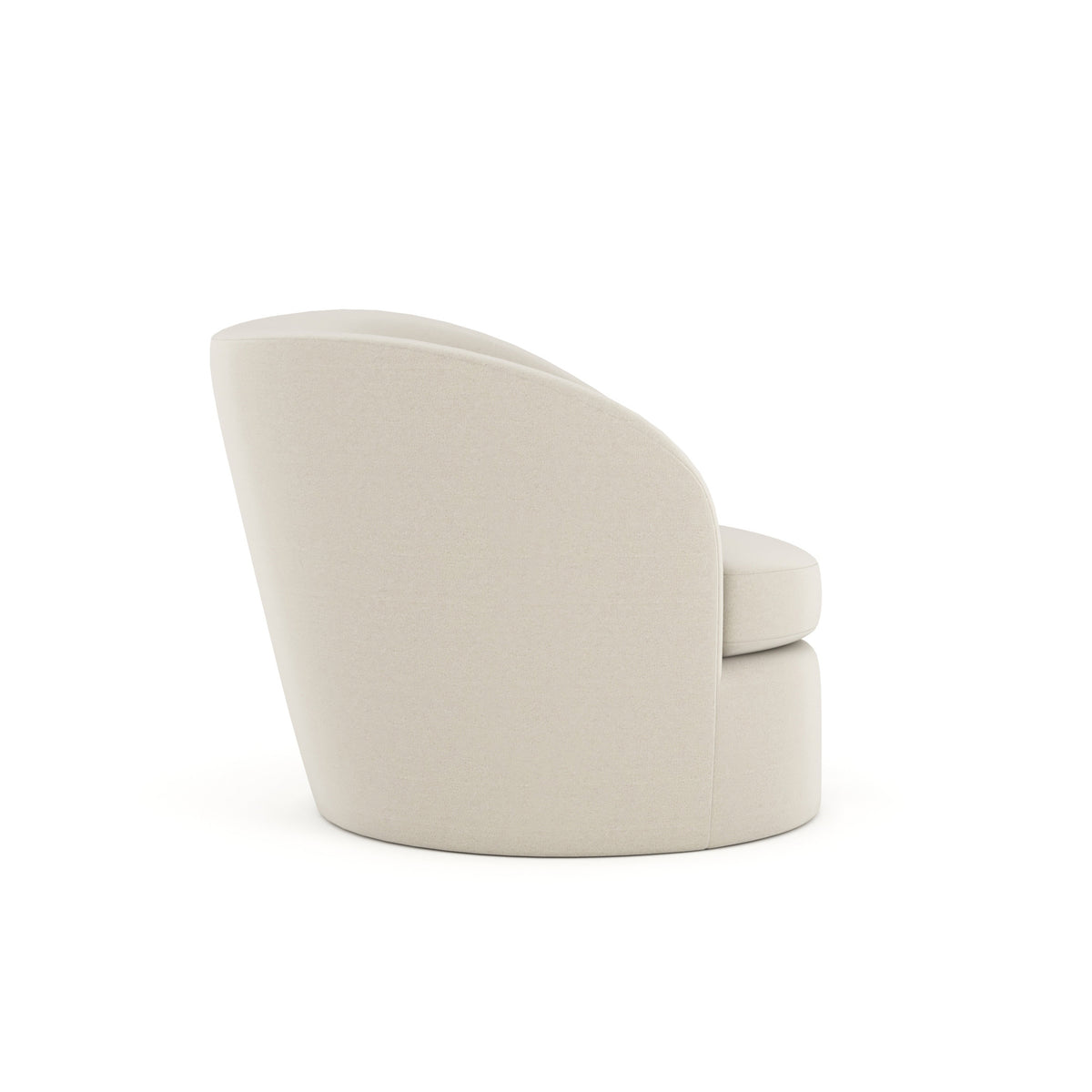 Caracole Quasi Swivel Chair – side view – Lusso Furniture Miami