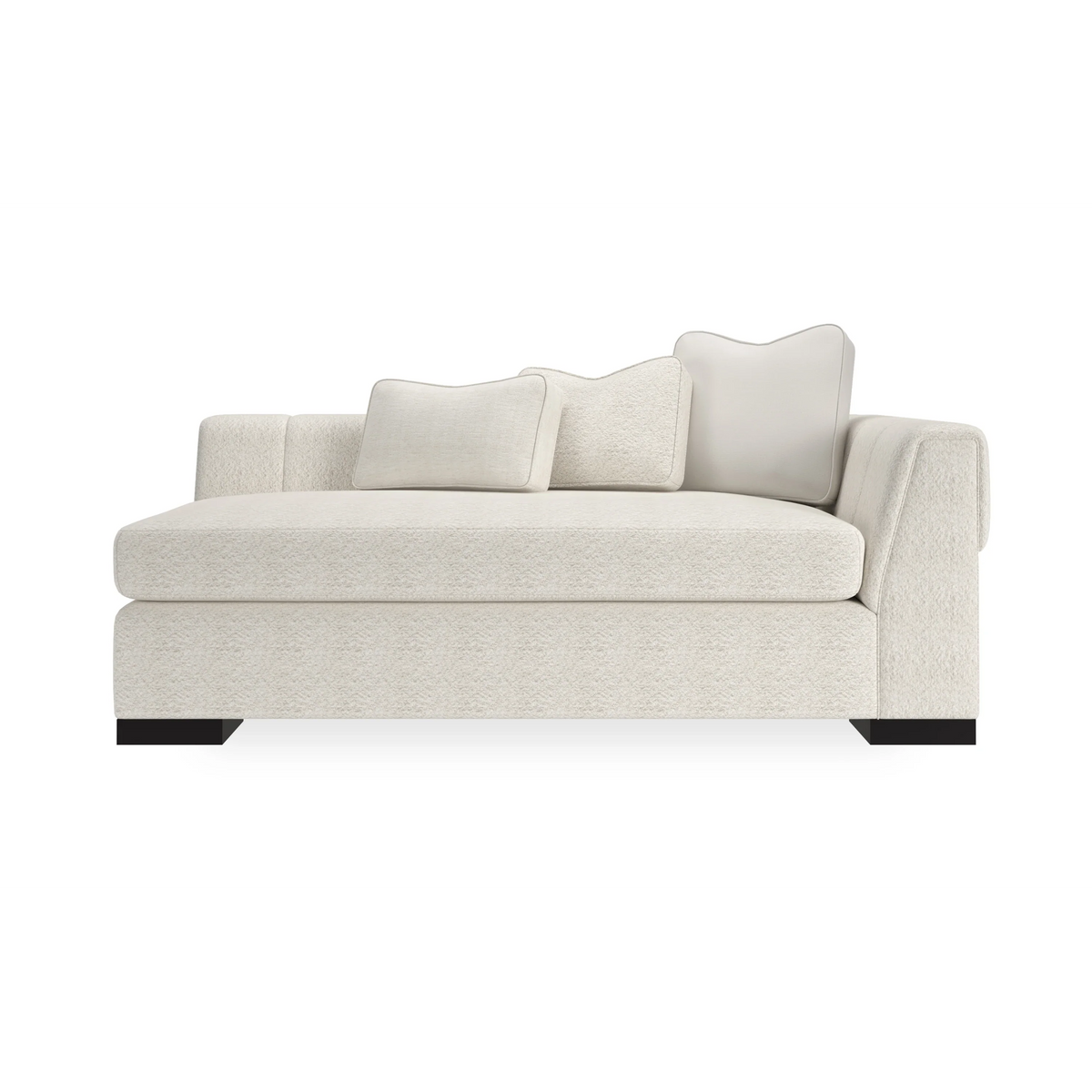 Caracole Edge Sectional Components – front view – Lusso Furniture Miami