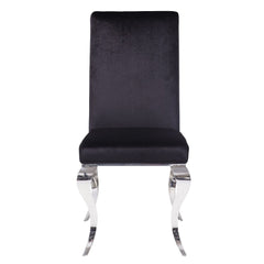 ACME Fabiola Side Chair Set of 2 – side view – Lusso Furniture Miami