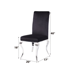 ACME Fabiola Side Chair Set of 2 – close-up – Lusso Furniture Miami