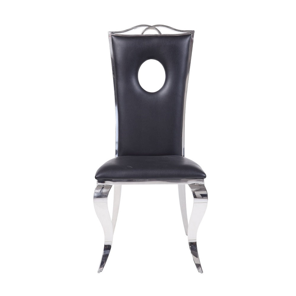 ACME Cyrene Side Chair Set of 2 – view 40 – Lusso Furniture Miami