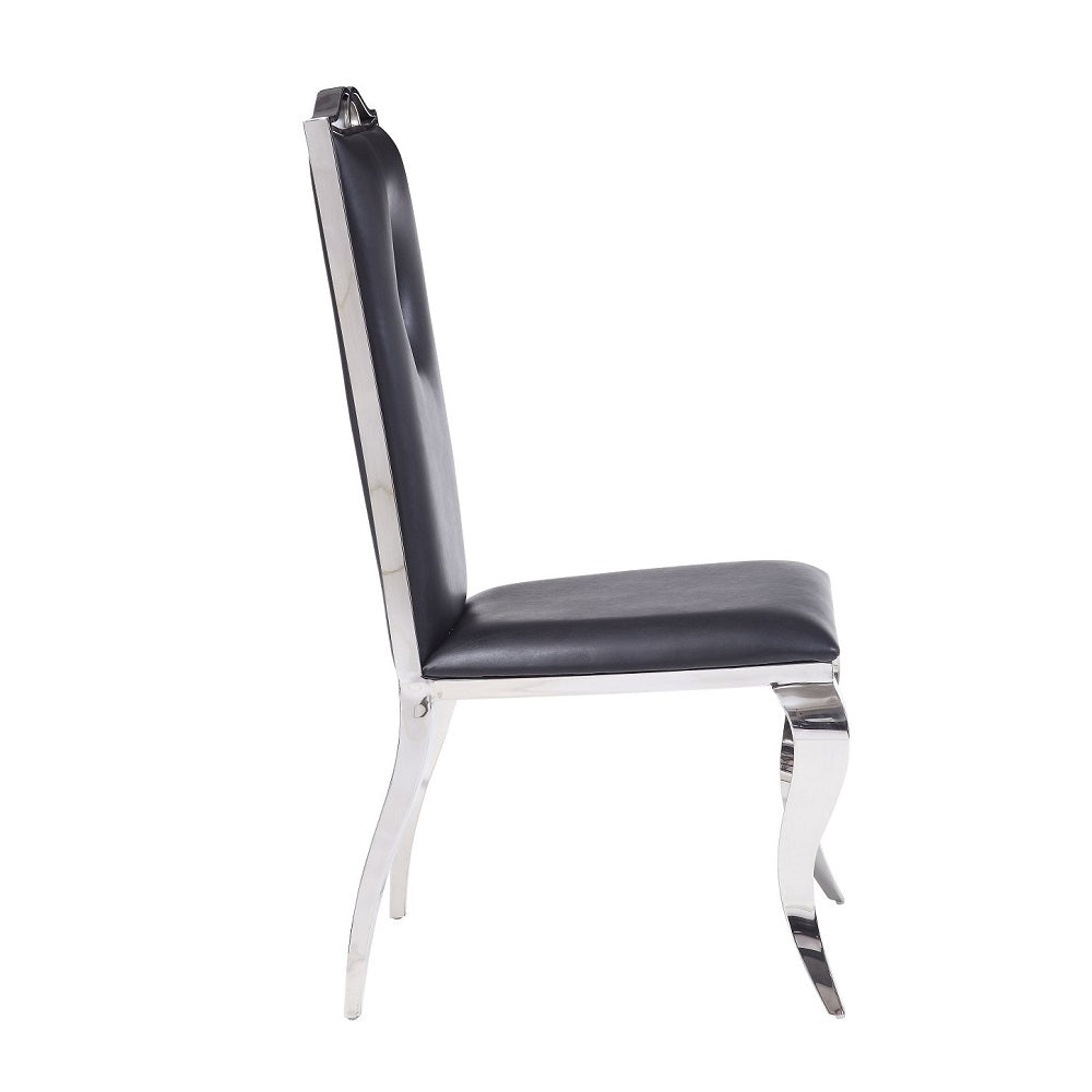 ACME Cyrene Side Chair Set of 2 – view 41 – Lusso Furniture Miami