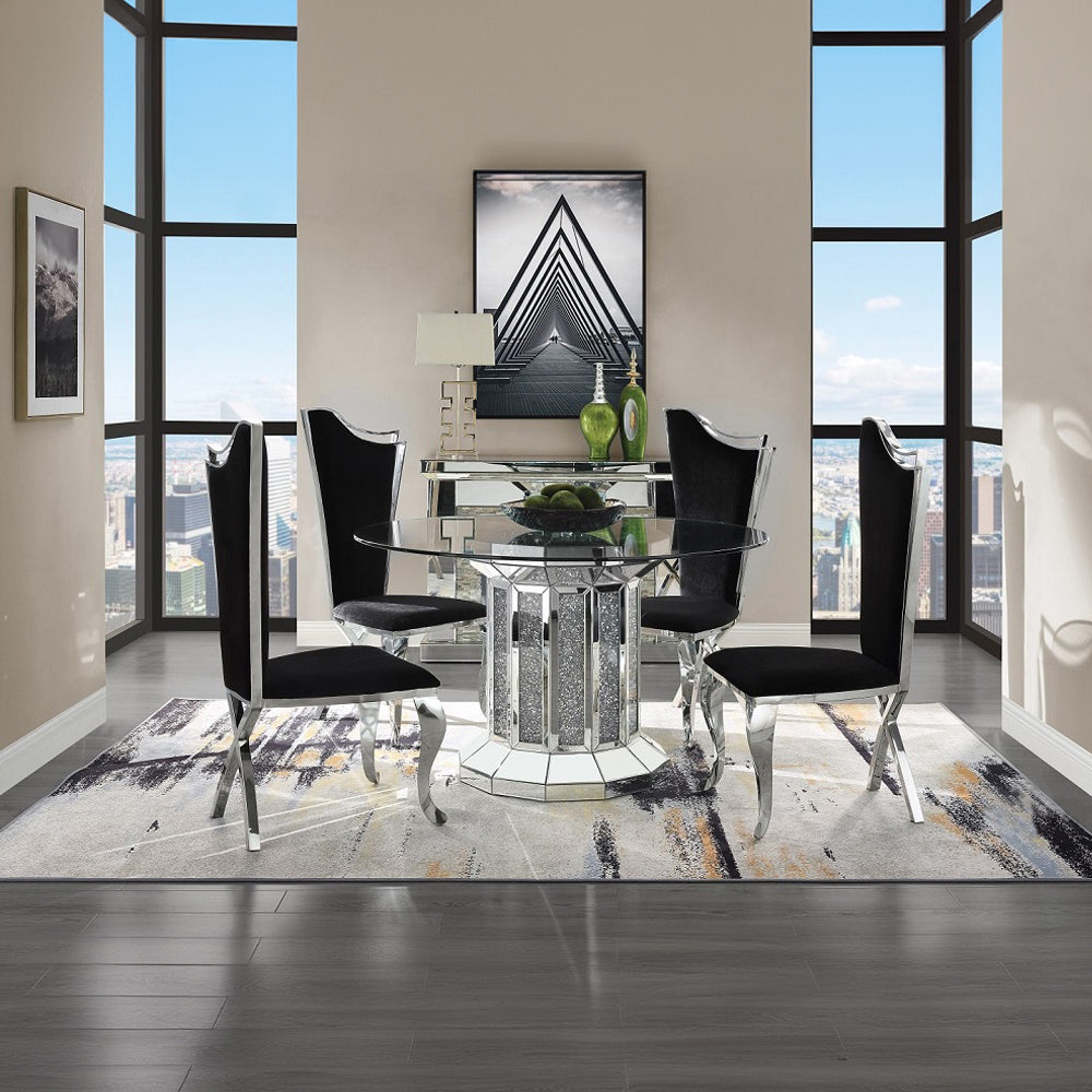 ACME Cyrene Side Chair Set of 2 – view 35 – Lusso Furniture Miami
