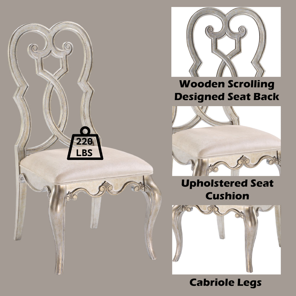ACME Esteban Side Chair Set of 2 – back view – Lusso Furniture Miami