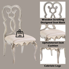 ACME Esteban Side Chair Set of 2 – back view – Lusso Furniture Miami