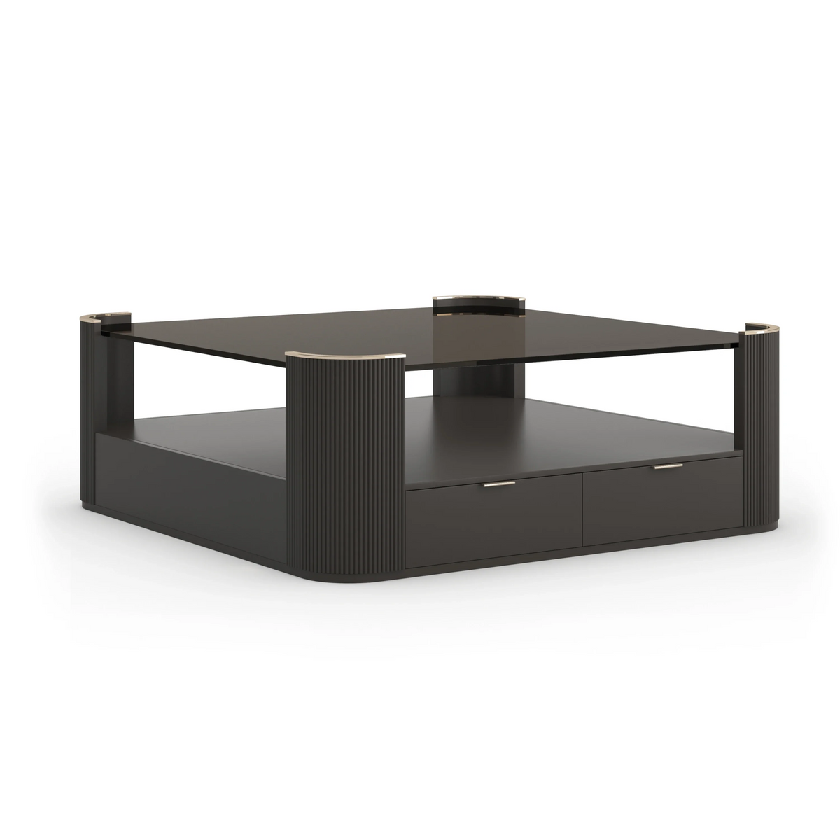 Caracole Love Square Cocktail Table – close-up – Lusso Furniture Miami