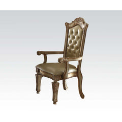ACME Vendome Arm Chair Set of 2 – front view – Lusso Furniture Miami