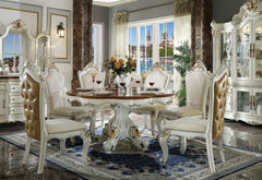 ACME Picardy Dining Table – front view – Lusso Furniture Miami
