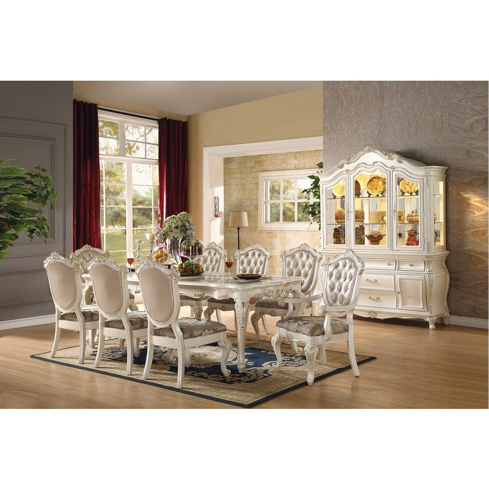 ACME Chantelle Dining Table – room setting – Lusso Furniture Miami