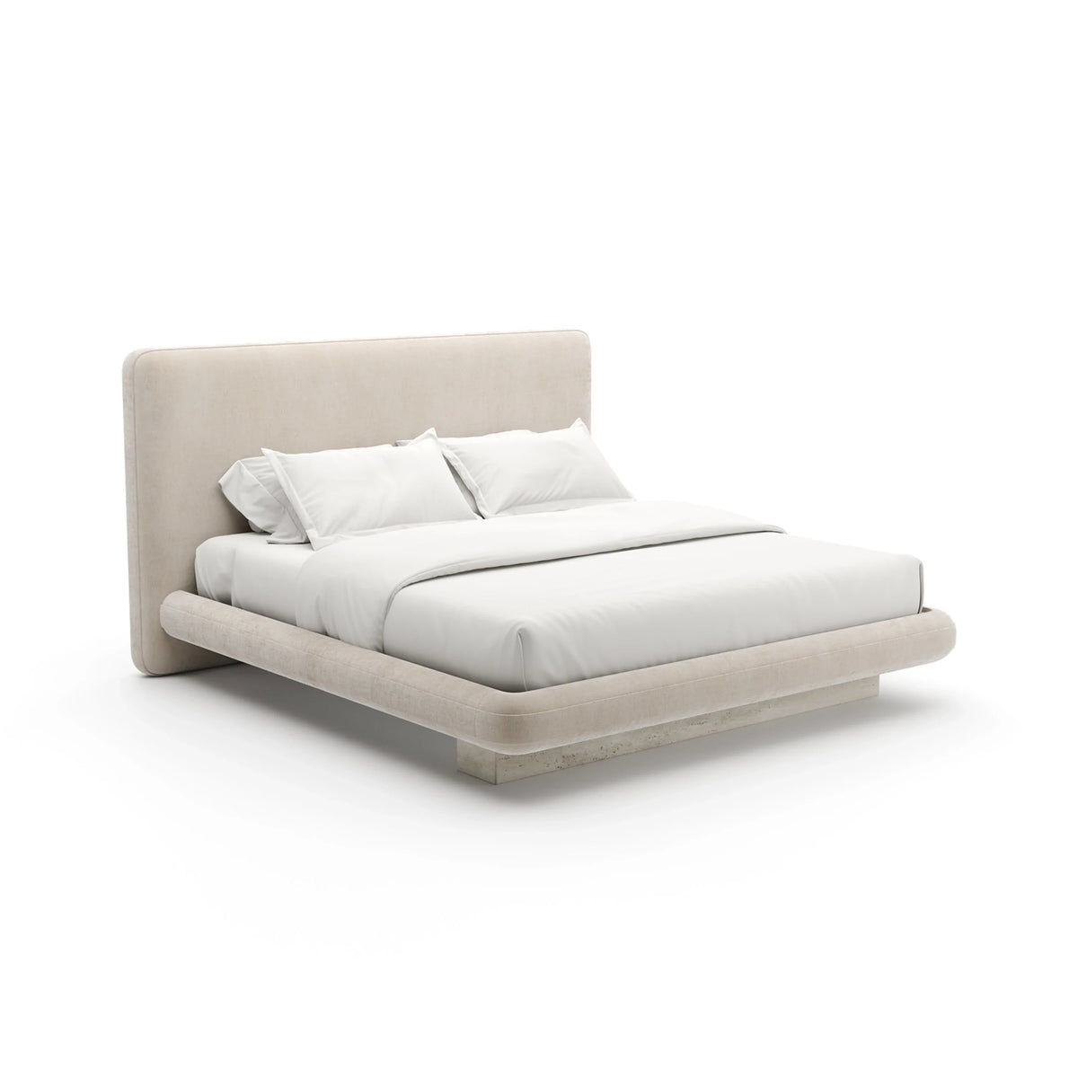 Caracole Overlap Bed – side view – Lusso Furniture Miami