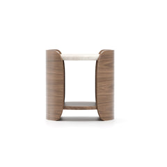 Caracole Fleur Side Table – front view – Lusso Furniture Miami