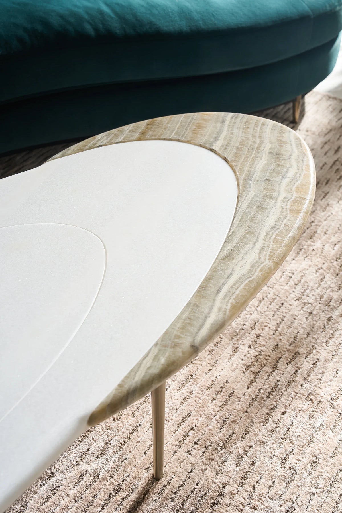 Caracole Resonance Cocktail Table – detail – Lusso Furniture Miami