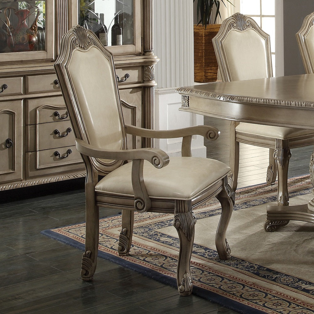 ACME Chateau De Ville Arm Chair Set of 2 – view 23 – Lusso Furniture Miami