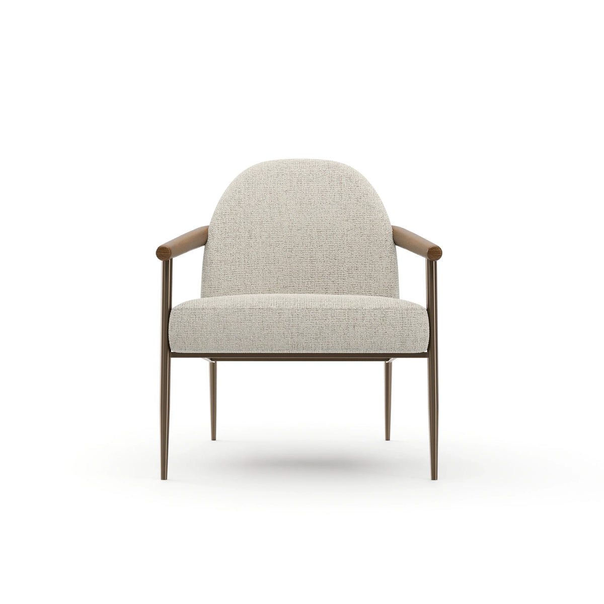 Caracole Altura Lounge Chair – front view – Lusso Furniture Miami