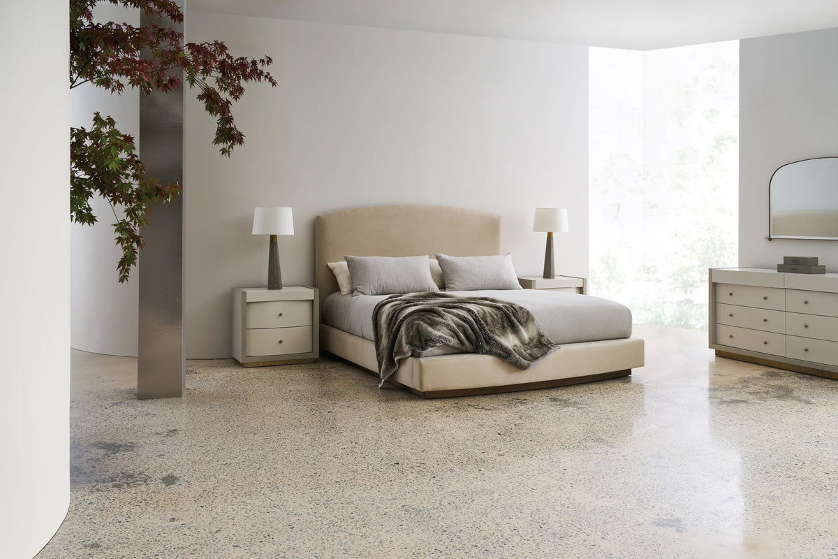 Caracole Artois Bed – side view – Lusso Furniture Miami