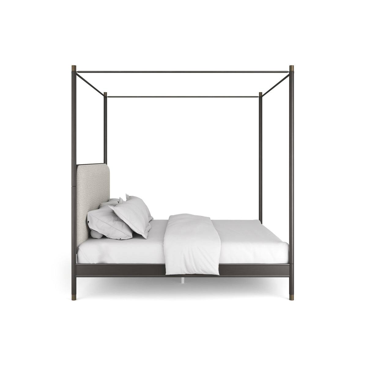 Caracole Campaign Bed – room setting – Lusso Furniture Miami