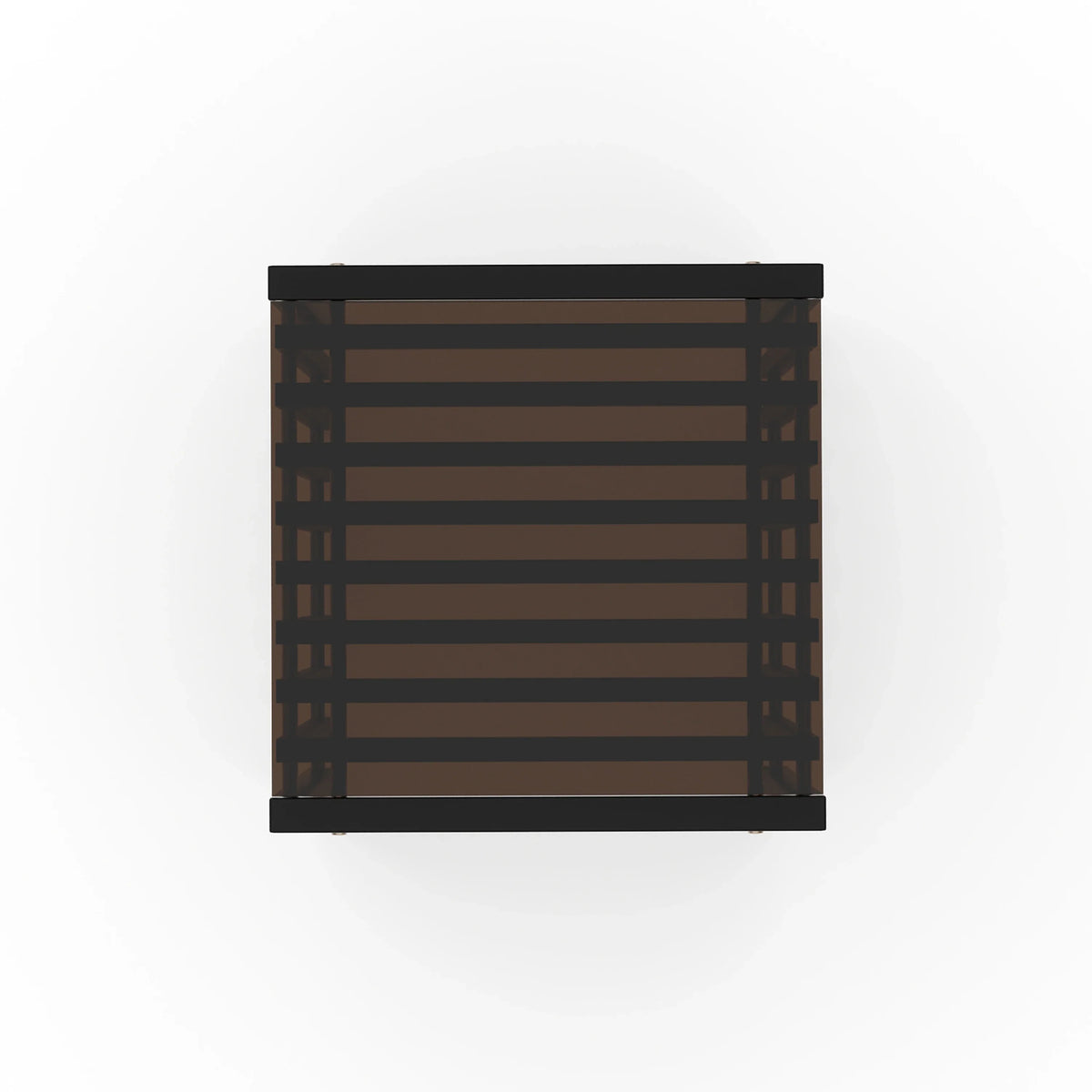 Caracole Pinstripe Dark End Table – detail – Lusso Furniture Miami