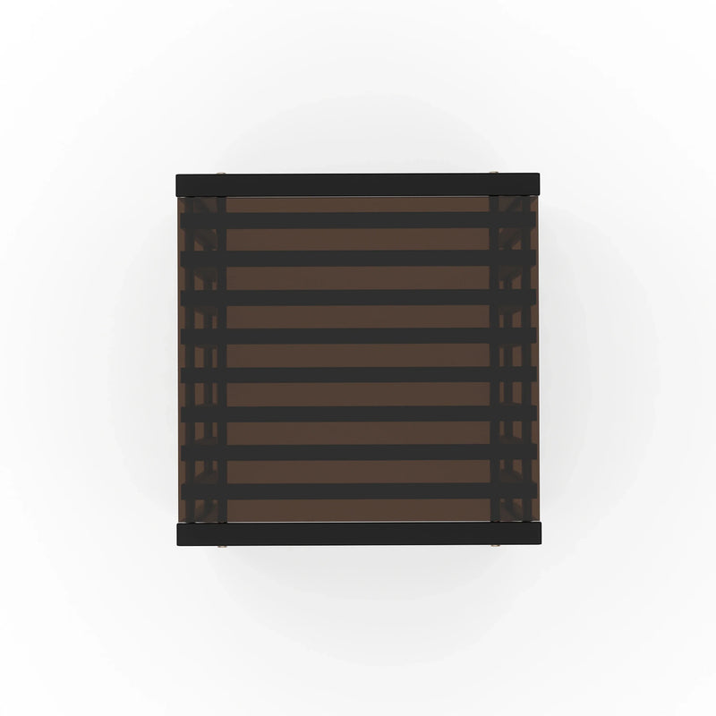 Caracole Pinstripe Dark End Table-zoom-