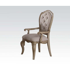 ACME Chelmsford Arm Chair Set of 2 – front view – Lusso Furniture Miami