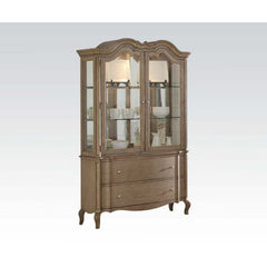 ACME Chelmsford Buffet with Hutch – front view – Lusso Furniture Miami