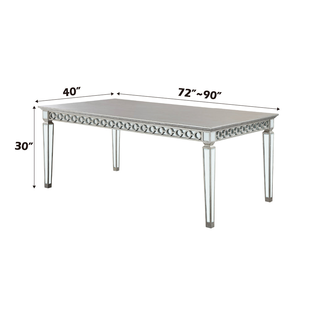 ACME Varian Dining Table – room setting – Lusso Furniture Miami