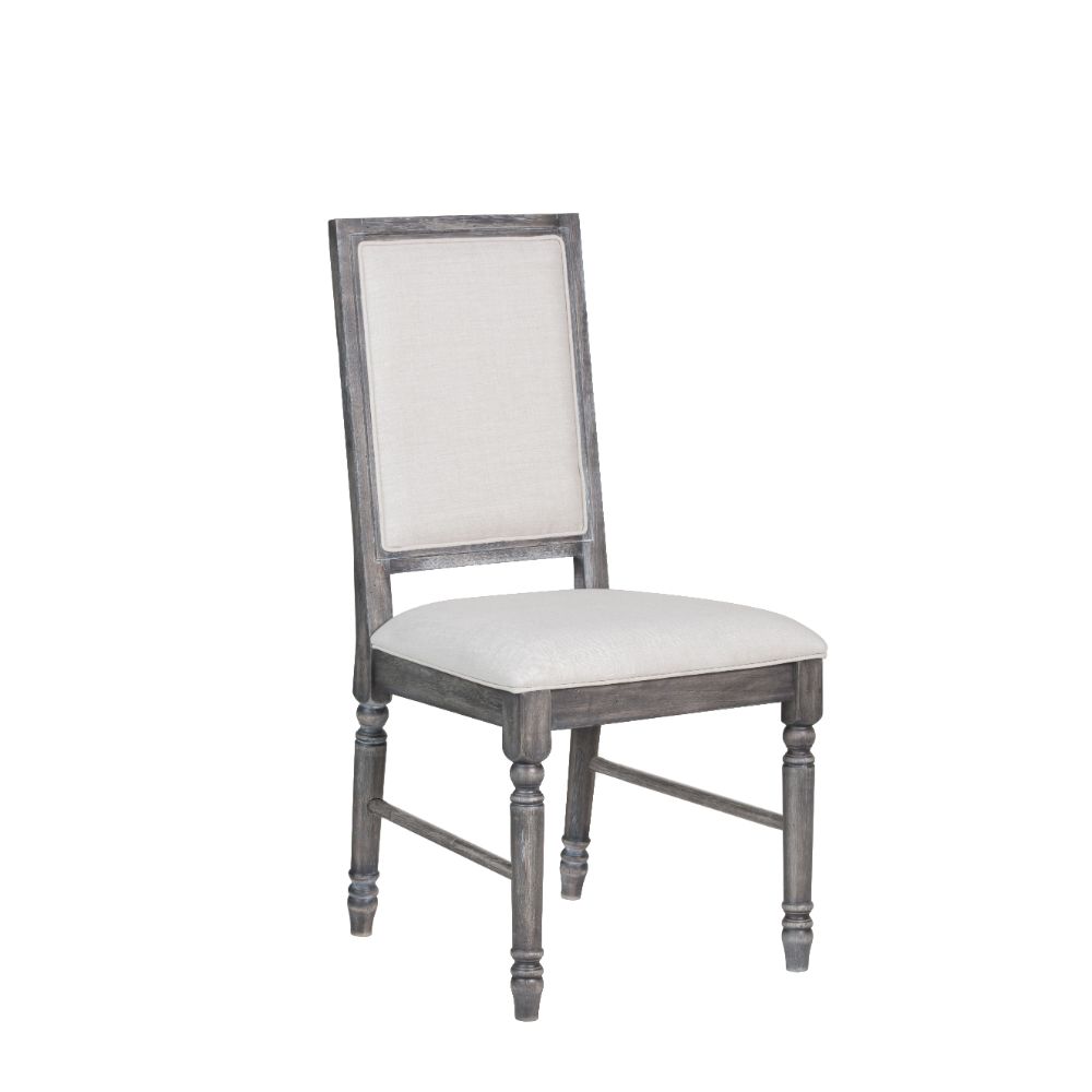 ACME Leventis Side Chair Set of 2 – front view – Lusso Furniture Miami