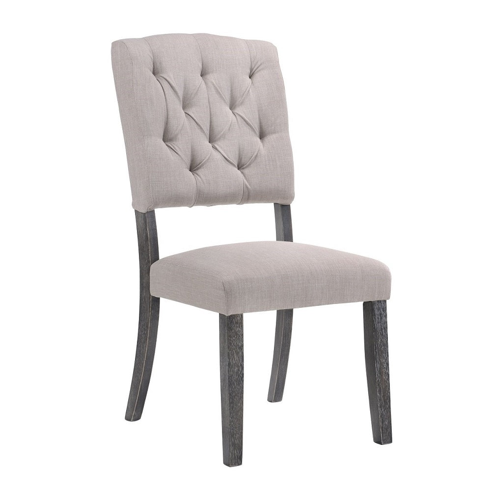 ACME Bernard Side Chair Set of 2 – room setting – Lusso Furniture Miami