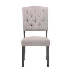 ACME Bernard Side Chair Set of 2 – back view – Lusso Furniture Miami