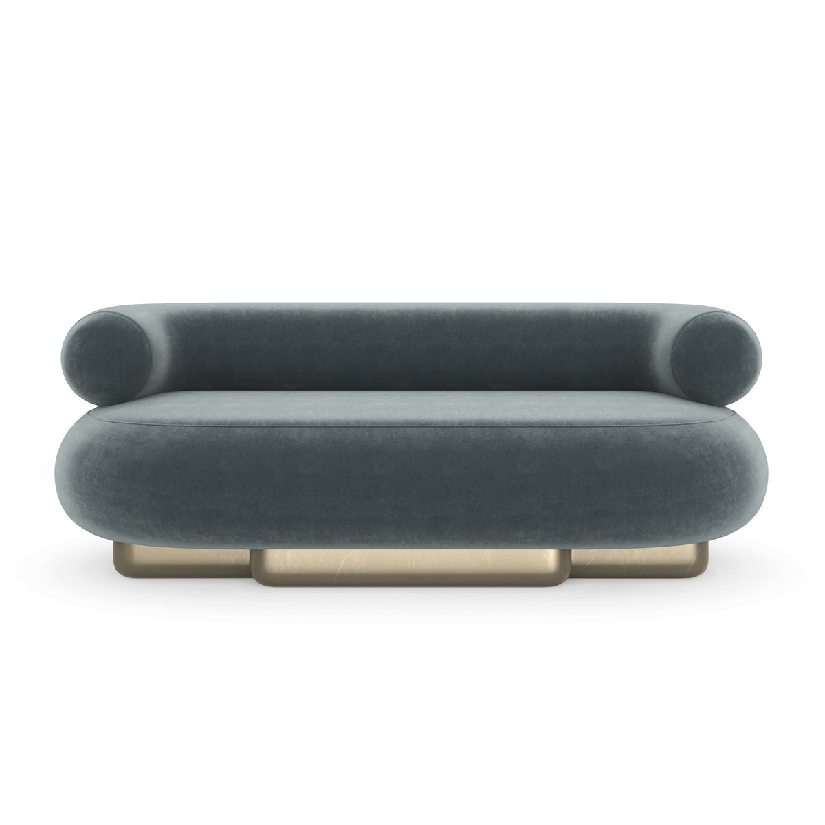 Caracole Lagoon Sofa – front view – Lusso Furniture Miami