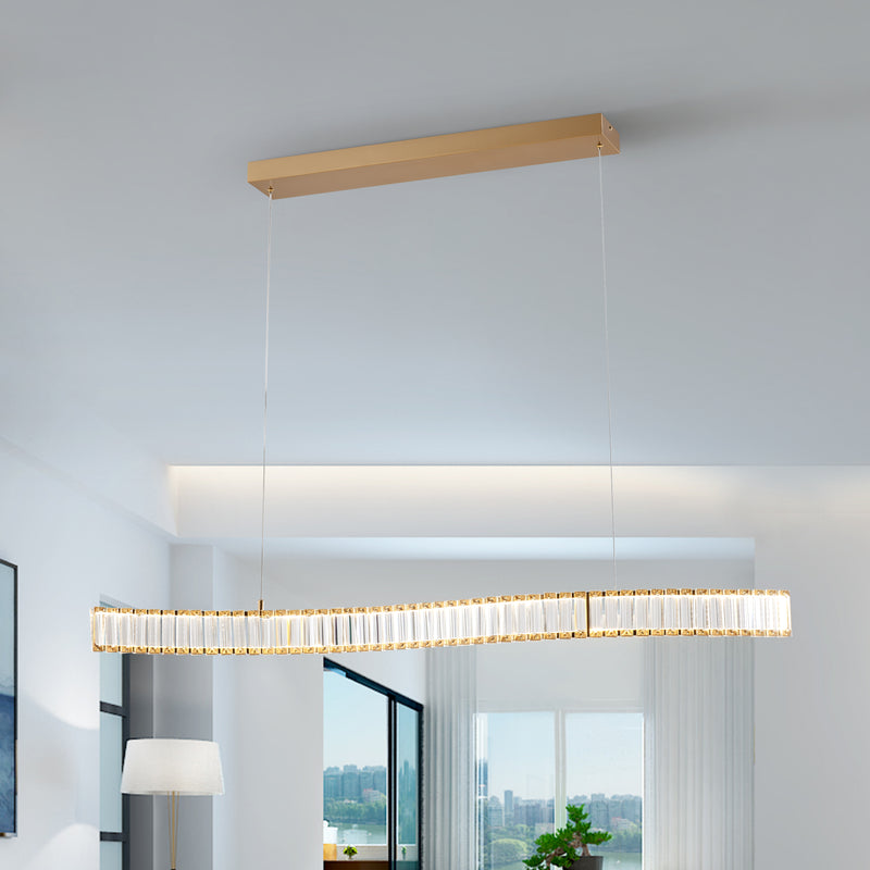 Alexandria Brushed Gold 20 Watt Chandelier-zoom-