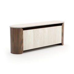 Caracole Fleur Open Sideboard – detail – Lusso Furniture Miami