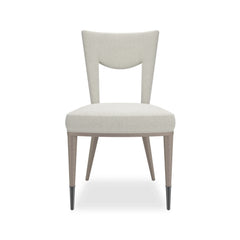 Caracole Strata Dining Chair – front view – Lusso Furniture Miami