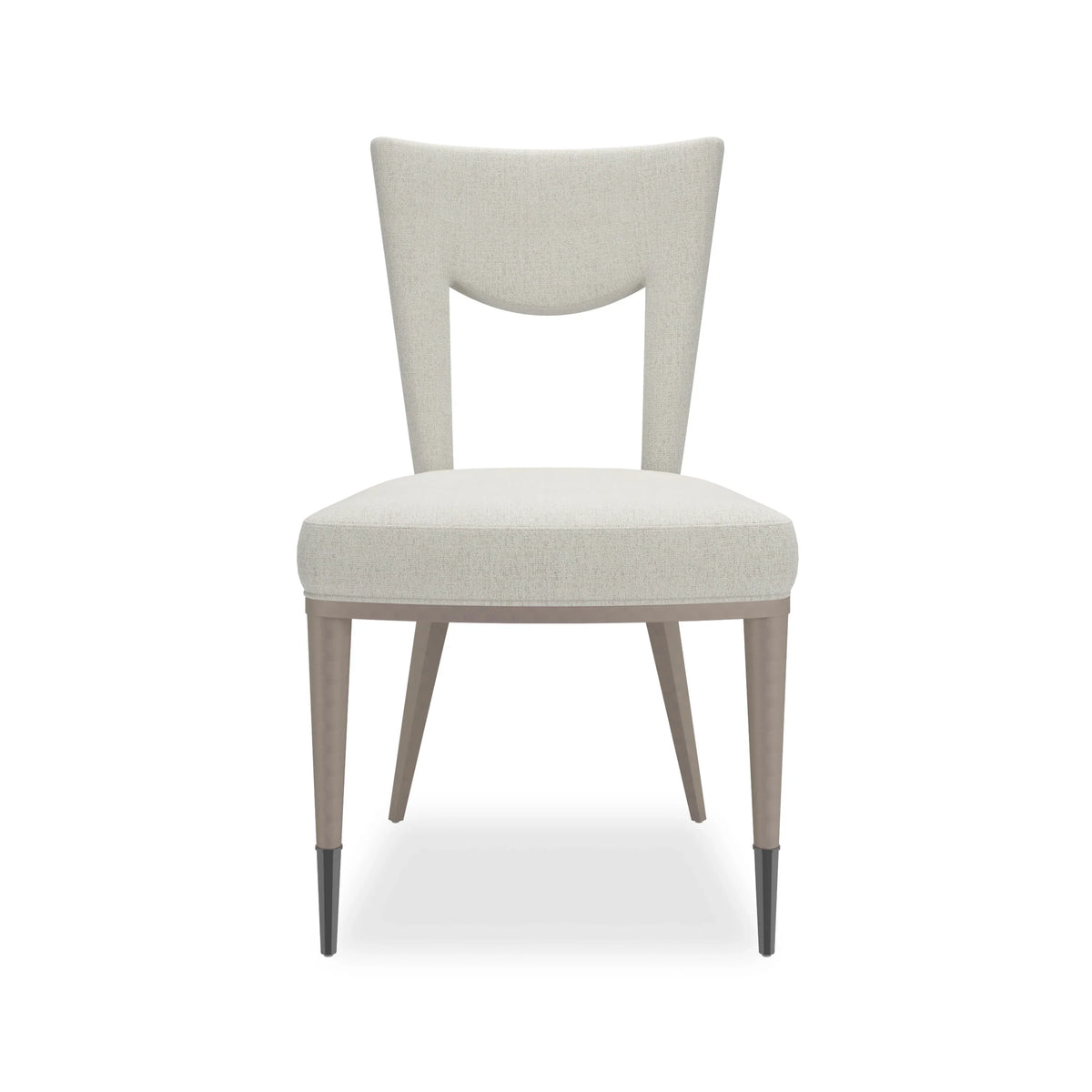 Caracole Strata Dining Chair – front view – Lusso Furniture Miami
