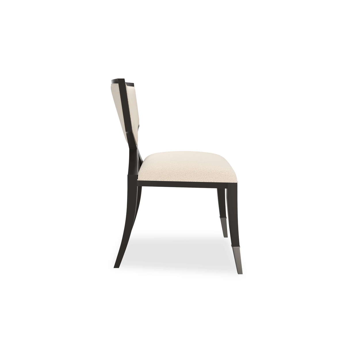 Caracole Ivory First Chair – side view – Lusso Furniture Miami