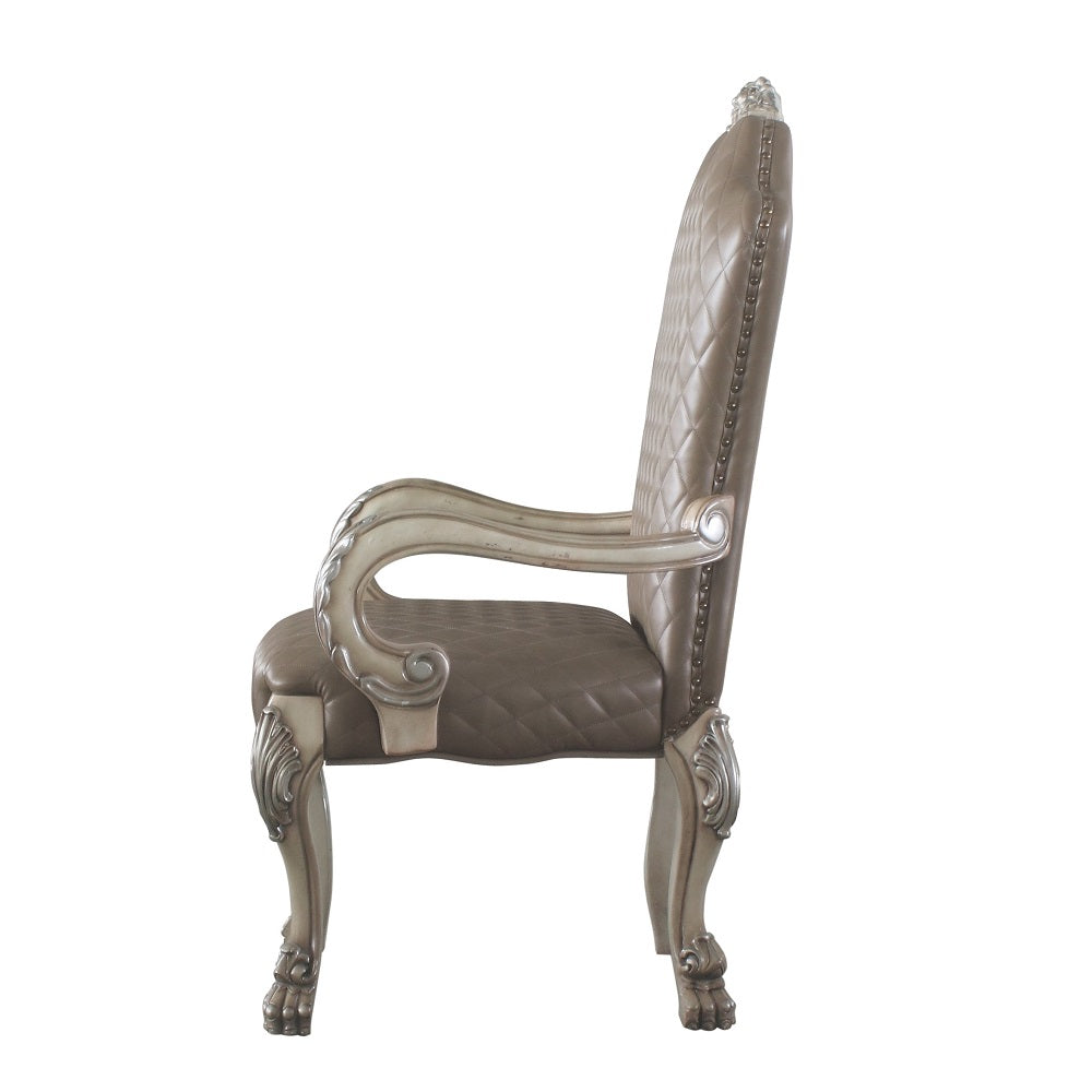 ACME Dresden Arm Chair Set of 2 – view 21 – Lusso Furniture Miami