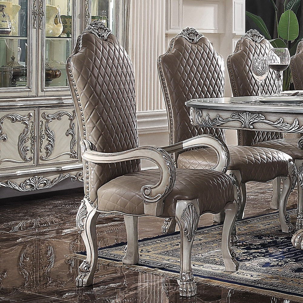 ACME Dresden Arm Chair Set of 2 – view 17 – Lusso Furniture Miami