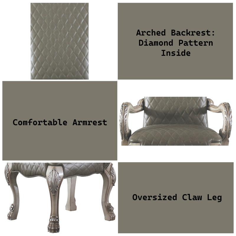 ACME Dresden Arm Chair Set of 2-zoom-