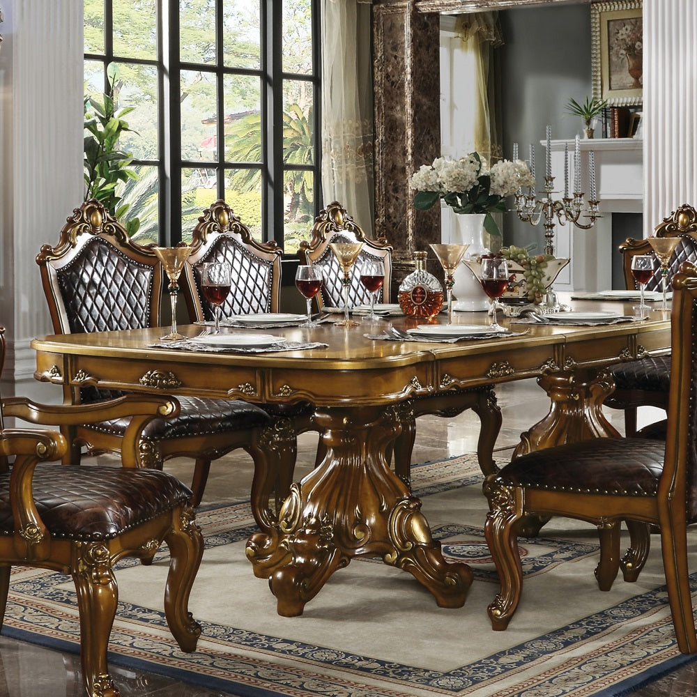 ACME Picardy Dining Table – detail – Lusso Furniture Miami