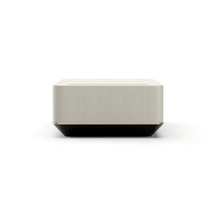 Caracole Madera Plinth Cocktail Table – side view – Lusso Furniture Miami