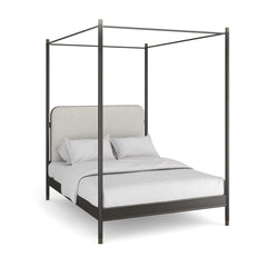 Caracole Campaign Bed – finish detail – Lusso Furniture Miami
