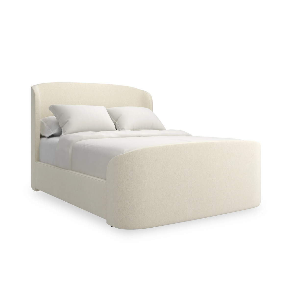 Caracole Soft Embrace Bed – angle view – Lusso Furniture Miami