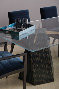Caracole Vector Dining Table – detail – Lusso Furniture Miami