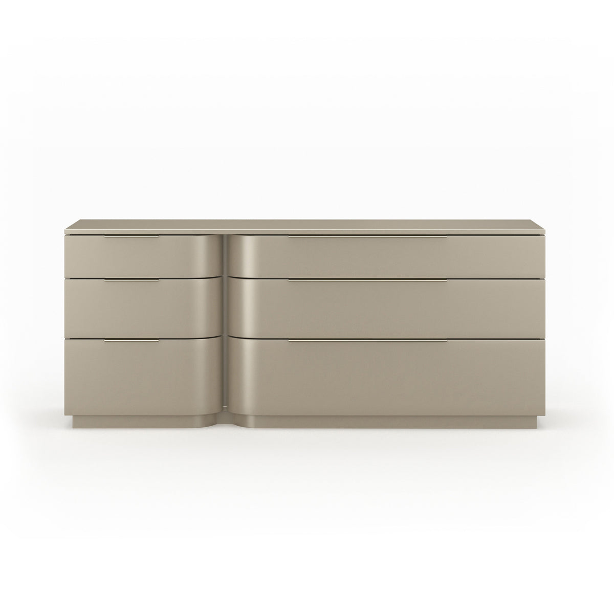 Caracole Oblique Dresser – front view – Lusso Furniture Miami