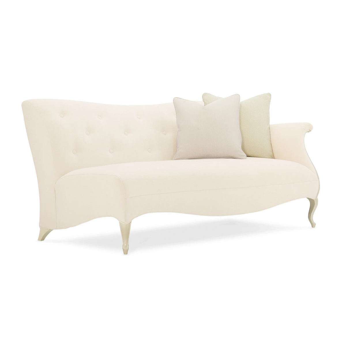 Caracole Two To Tango Loveseat – front view – Lusso Furniture Miami